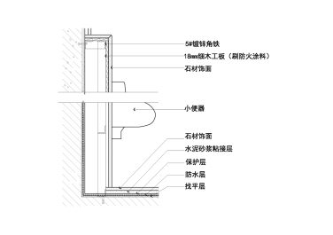 壁挂小便器节点图