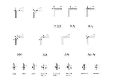 石材倒角样式图二